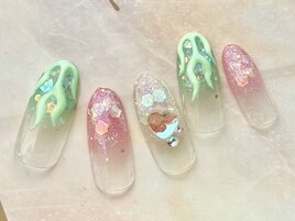 ゆめかわファイヤーネイル