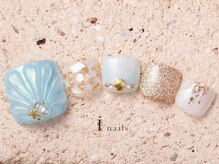 アイネイルズ 町田店(I nails)/海マーメイドネイル10480円