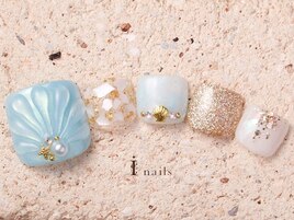 海マーメイドネイル10480円