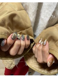 マグネットゴールドネイル