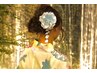 《レディースW脱毛/ワックス脱毛＋光脱毛》うなじ脱毛 1回 ¥7000