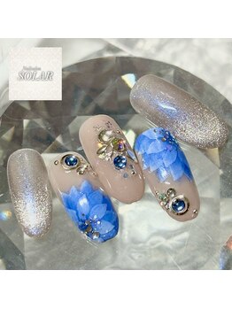 ソラール(SOLAR)/手描きフラワーアート♪