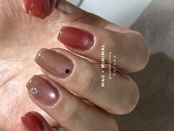 グレースネイルファクトリー(grace'nail factory)/シンプル10本コース/フィルイン