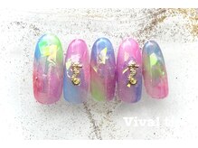 ビバティップ(Viva! tip)の雰囲気（1本アート￥4980◇↑定額季節のネイルオフ込み¥6900◇フィルイン）