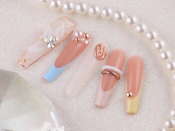 カラーズ 浜松店(colors)の写真/爪が薄くて弱い方に最適!爪を削らないパラジェルでダメージを与えずネイルができます♪