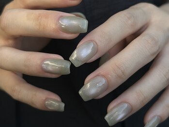ネイルサロン ネイルシー(NaiL.C)の写真/【handワンカラー￥4200～】ワンカラーでマグネット/フラッシュもOK！カラーも500色以上と豊富にご用意★