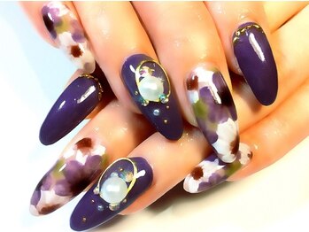 くすみニュアンス【Cher nail】