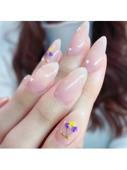 ネイルアート エクリ(Nail Art:Ecrit)/【押し花ネイル】