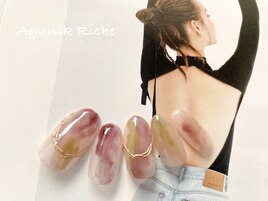 【ニュアンスネイル】
