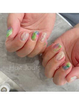 ユイットジョアーズ(Huit Jours)/春ネイル