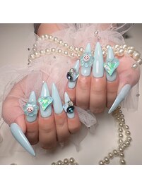 ベビーブルーNail☆