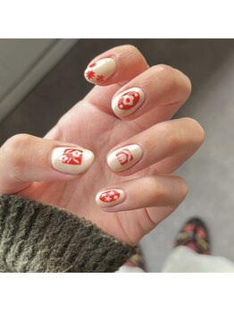 ホワイト ルシェ(WHITE×luce)/持ち込み/個性派/ネイル