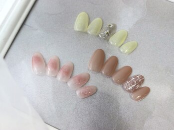 ネイルサロン エーレ 梅田店(Ehre)/4月トレンドコース ¥7700