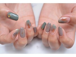 くすみニュアンスネイル7700円