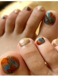 FOOT　ニュアンスネイルアート♪