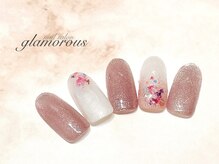 ネイルグラマラス 西新井店/《パラジェル》押し花ネイル