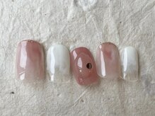 アイネイルズ 梅田店(I nails)/ピンクニュアンスぷっくり¥7700
