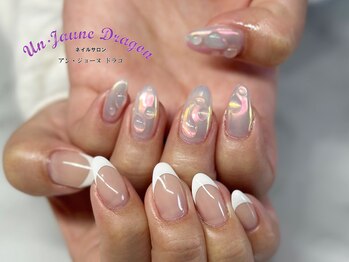 アン ジョーヌドラゴ/【自爪ネイル】アシメネイル