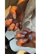 テラスヘア(TERRACE hair)/オーロラミラーネイル