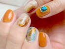 ショートニュアンスネイル