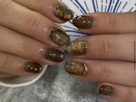 ミラーニュアンスネイル