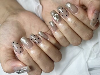 ネイルビジョルノ つくばみどりの店(Nail Begiorno)/ドット シンプル