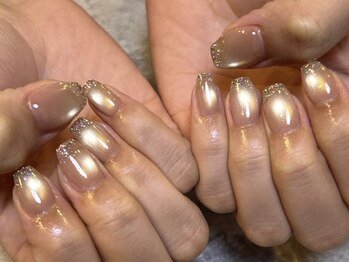 リグ 中丸子店(LIG)の写真/輝く艶感で、上品さと女性らしさを両立した仕上がりに◎手元を綺麗に見せたい方へ♪