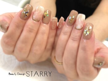 スターリー(STARRY)/ニュアンス秋色 大人ネイル