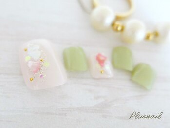 プラスネイル 銀座中央通り店(PLUS NAIL)/【1382】定額8,789円フット