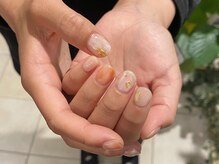 ネイルズ ララ(nails Lala)/オレンジニュアンス