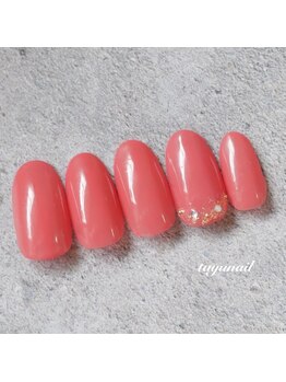 たゆ ネイル(たゆnail)/ナチュラルピンクネイル