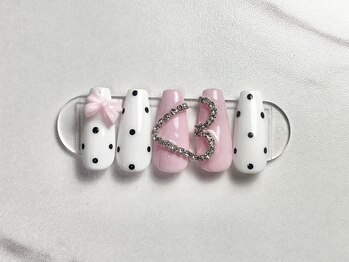 定額アート(ハートネイル)