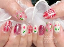 ネイルマフィア 新宿(NAIL MAFIA)/ぷっくりフラワー/大人フラワー