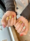 カラフル×ポップネイル