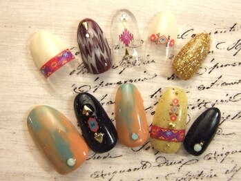 フォークロアアートが個性的 Pg ハッピービューティー Happy Beauty のフォトギャラリー ホットペッパービューティー フォークロアアートが個性的 Pg ハッピービューティー Happy Beauty のフォトギャラリー ホットペッパービューティー