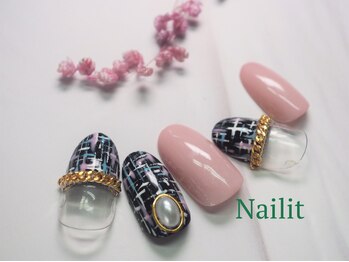 ネイリット 銀座(Nailit)/ツイードネイル¥11300【¥12430】