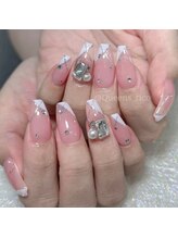 クイーンズビューティーサロン 新宿本店(Queen's beauty salon)/長さだし　ビジュ　パラジェル