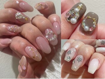 ネイル アヴァンス あべのルシアス店(Nail AVANCE.)の写真/【オフ込★ARTクーポン多数♪】お客様に合わせてカラー作成☆持込みデザインOK♪ミラーネイルも◎