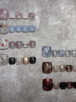 イトネイル(ito.nail)の写真/【フット定額】ハンドができない方も足元から夏を彩る♪フットバス付で仕事帰りのニオイも気にならない◎