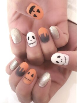 ストーリーアイラッシュアンドネイル(Story)/ハロウィンネイル♪♪