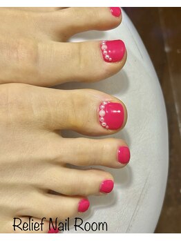 リリーフネイルルーム(RELiEF NAiL ROOM)/フットワンカラー