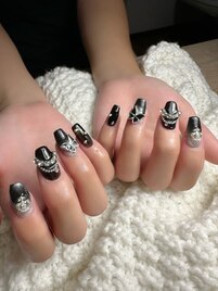 黒ネイル