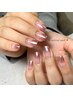 初回ジェルオフ無料【Hand】ベースクリアミラーorオーロラワンカラー