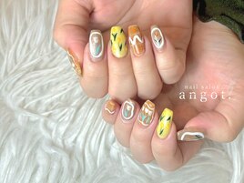 レトロフラワーネイル