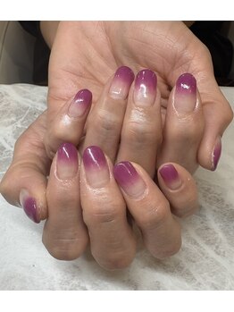 キャンアイドレッシー 前橋小相木店(Can I Dressy)/艶と透明感の大人グラデ