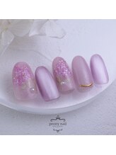ピオニーネイル(peony nail)/4月新作　ライラック