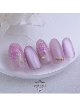 ピオニーネイル(peony nail)/4月新作　ライラック