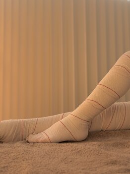 プライベートサロン　Ruheの写真/オールハンドのリンパマッサージ×温かいハーブバンテージ