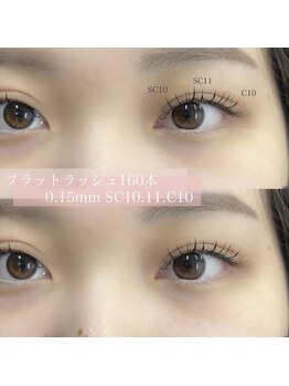 プラスアイ 千葉東口店/フラットラッシュ☆160本