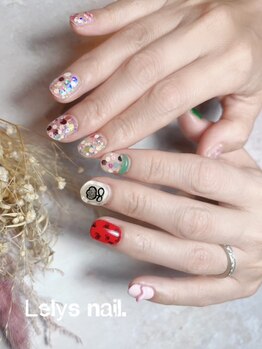 レリーズ ネイル(Lelys nail)/トレンドアート5本